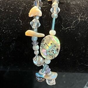 Elegant Abalone Shell Beaded Bracelet Set